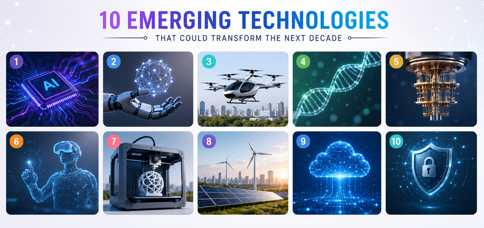 10 Emerging Technologies That Could Transform the Next Decade