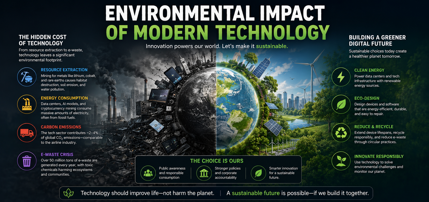 The Environmental Impact of Modern Technology